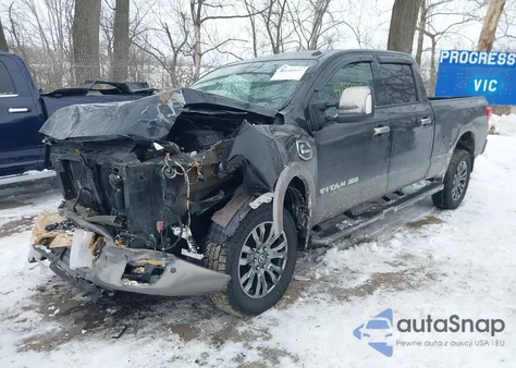 2016 Nissan Titan Xd Platinum Reserve Diesel из США, поврежденный, VIN 1N6BA1F4XGN509884